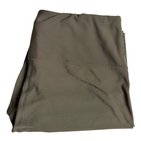 HYLETE Terras Fleece-Lined Tight 27" (Leggings) (Olive Green) - Size Large - Picture 2 of 9